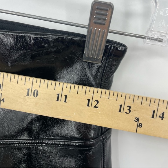 Spanx Shape Faux Leather Patent Leggings High Waist Black Small- 20301R - Picture 7 of 11